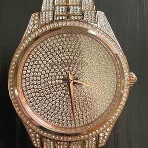 Michael Kors Rose Gold Crystal Watch